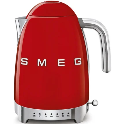 SMEG KLF04RDEU Hervidor Eléctrico, 2400 W, 1 L, Color Rojo, Diseño Compacto