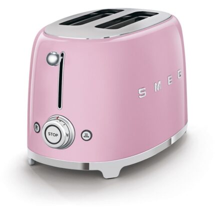 Tostadora Smeg TSF01PKEU 950W 2 Ranuras 6 Niveles